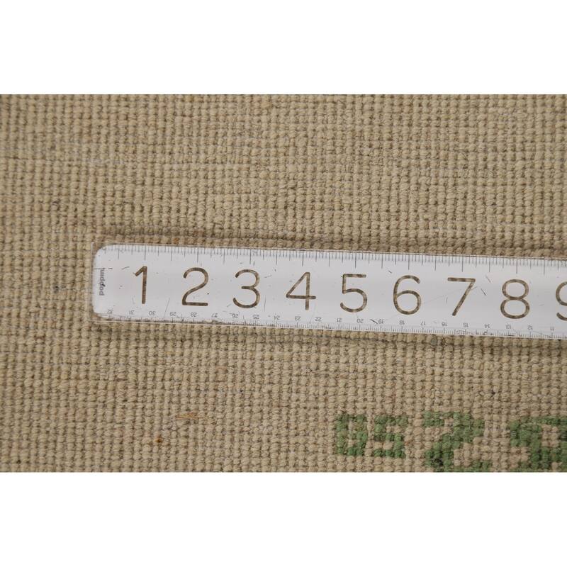 Modern Solid Gabbeh Oriental Area Rug Handmade Wool Carpet - 6'1" x 8'11"