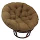 Microsuede Indoor Papasan Cushion (44-inch, 48-inch, or 52-inch) (Cushion Only) - 52 x 52 - Camel