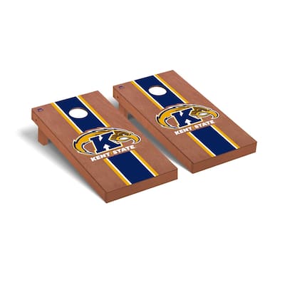 Kent State Golden Flashes Rosewood Cornhole Board Set