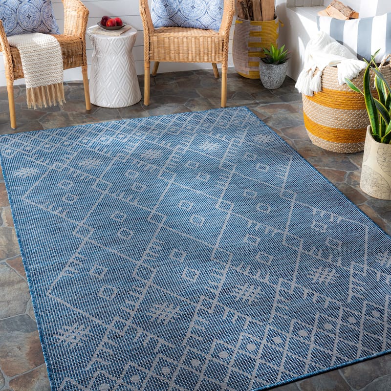 Artistic Weavers Ocalan Moroccan Tribal Outdoor Area Rug