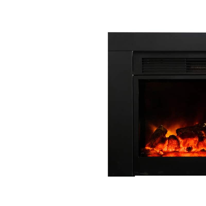AA Warehousing FP920 36" Electric Fireplace Insert in Black
