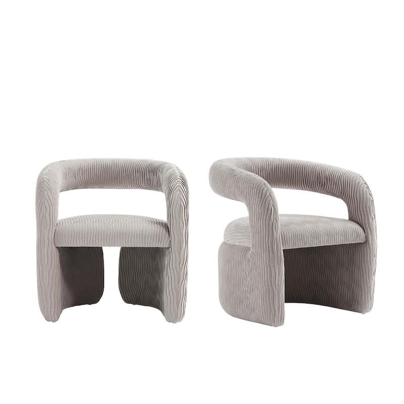 Manhattan Comfort Modern Corvette Velvet Dining Chair