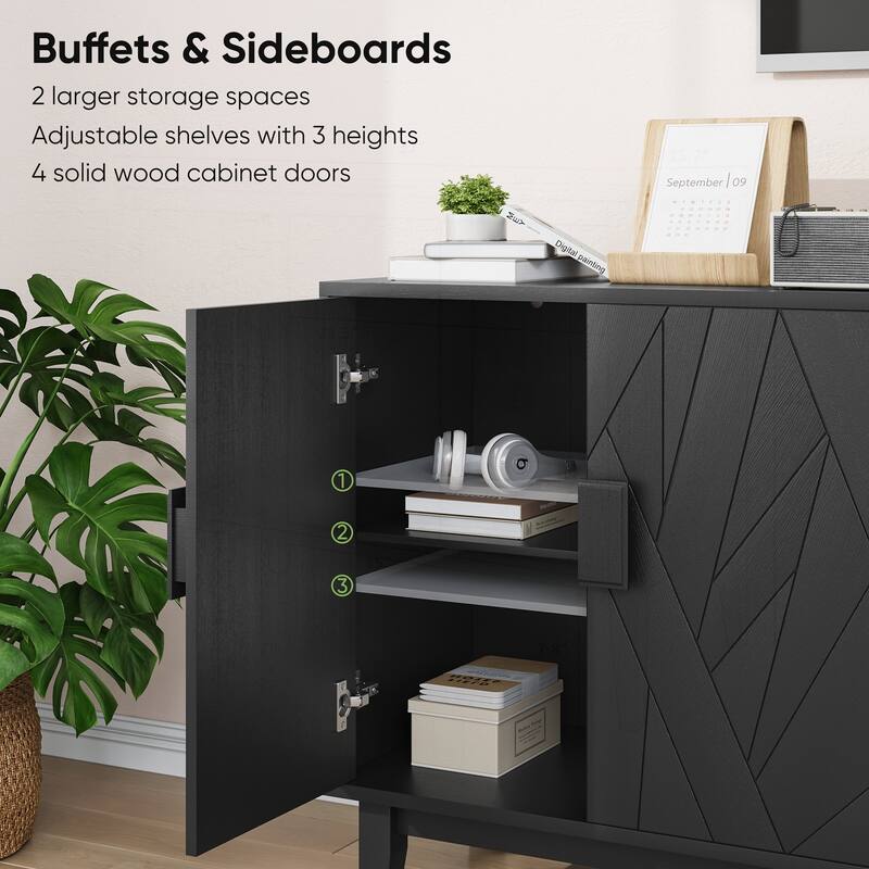 Versatile Modern Buffet Cabinet with Stylish Design