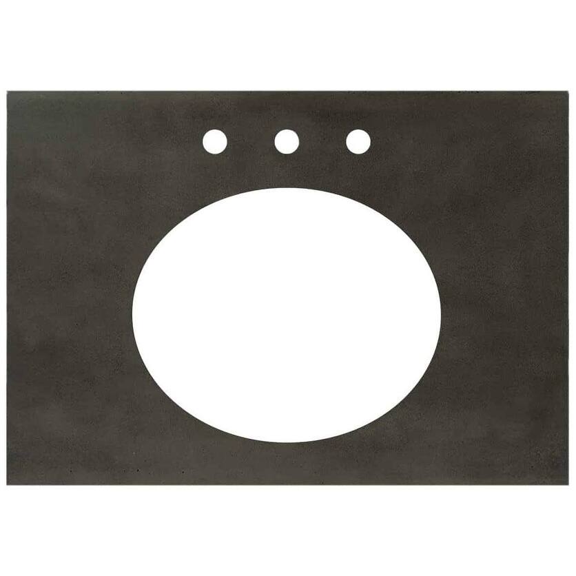 Native Trails VT30-O1714-NS-3 NativeStone 30" Concrete Vanity Top with