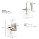 preview thumbnail 3 of 8, Hunter Karloff 1 Light Wall Sconce - Rustic, Glam, Transitional