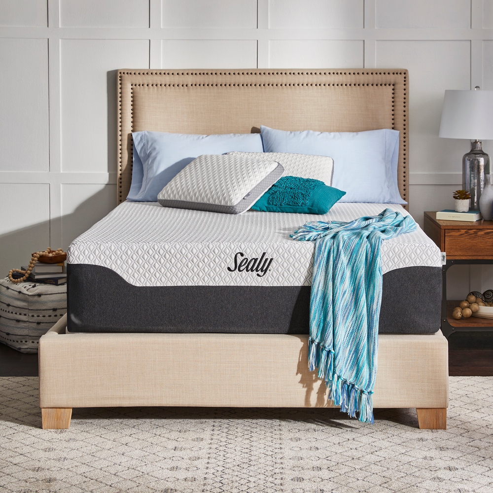 Queen Size Gel Memory Foam Sealy Gel Foam Mattresses Bed Bath