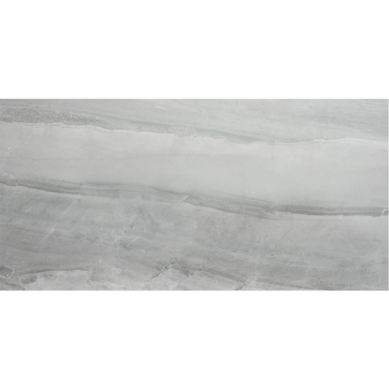 The Tile Life Porto 12x24 Alaska Grey Glossy Porcelain Floor & Wall Tile