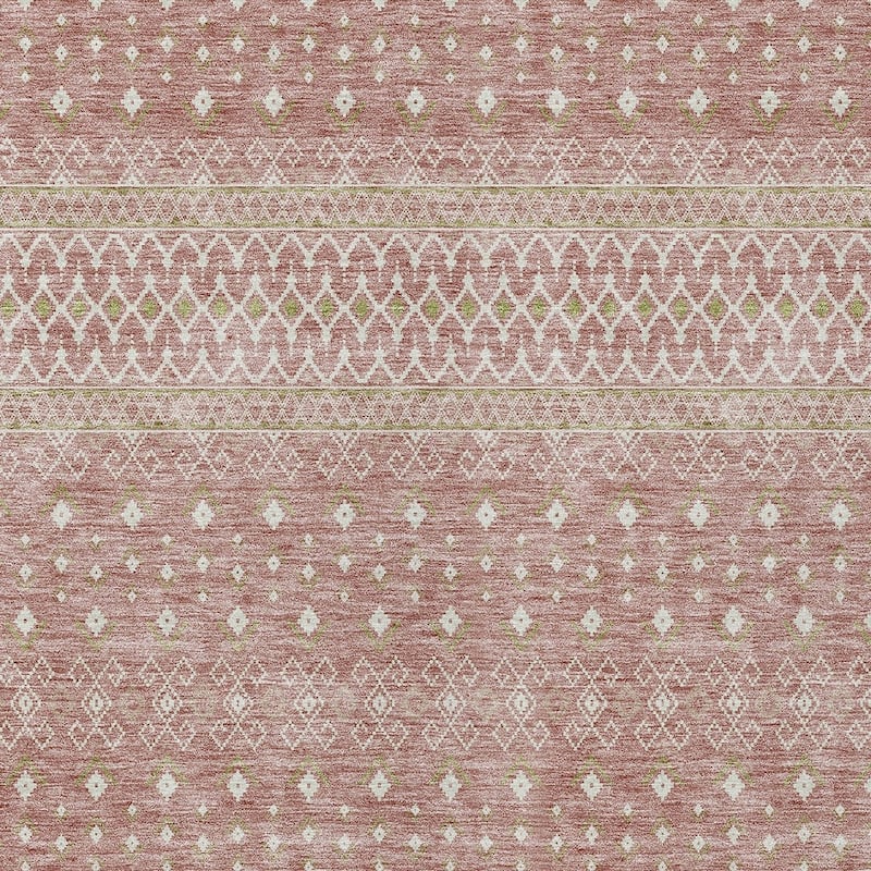 HomeRoots Tribal Transitional Rectangle Outdoor Rug