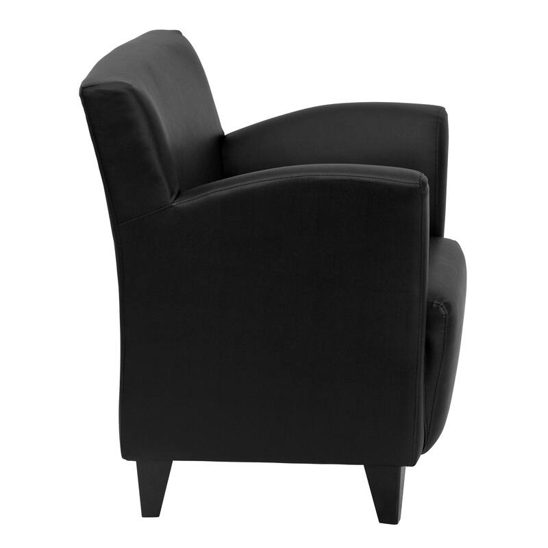 Contemporary Upholstered Lounge Chair with Flared Arms