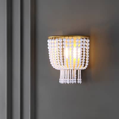 SAFAVIEH Lighting Celyn Wall Sconce - 6" W x 10" D x 10" H