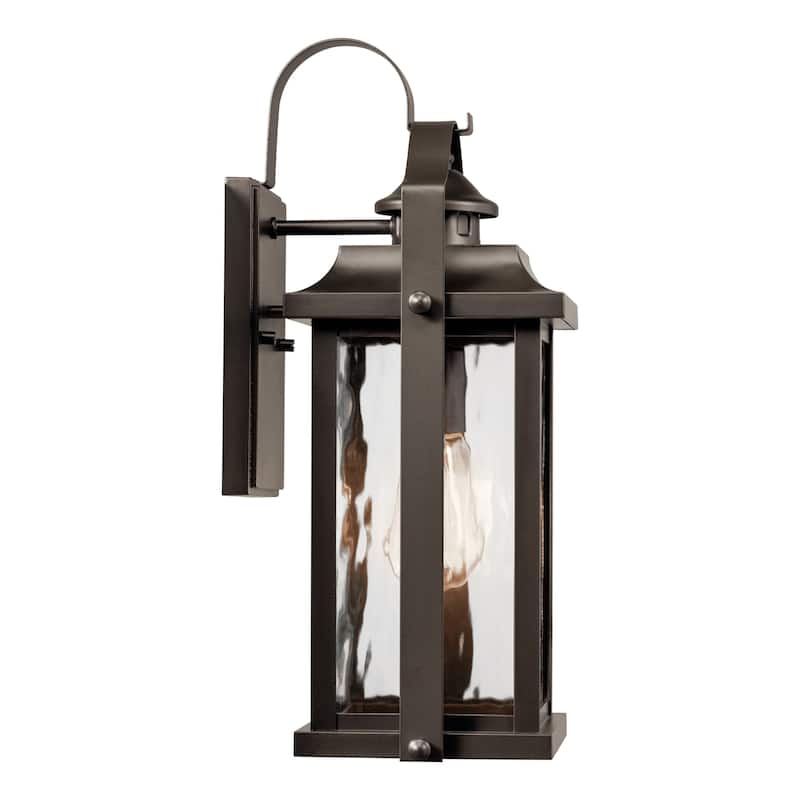 Kichler Lighting Linford 17-in 1-Light Olde Bronze Outdoor Wall Light