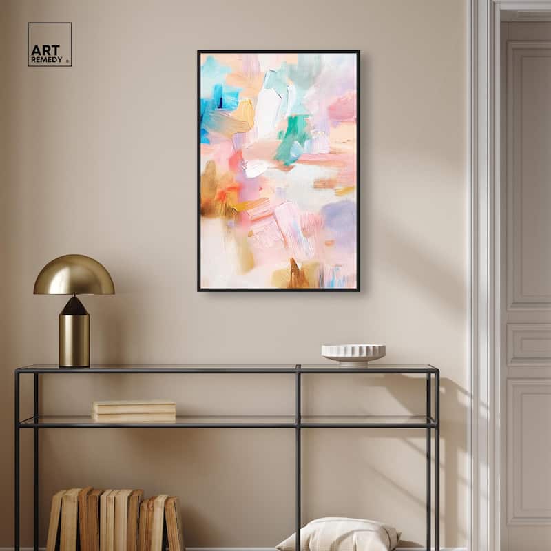 Rose Quartz II Canvas by Art Remedy