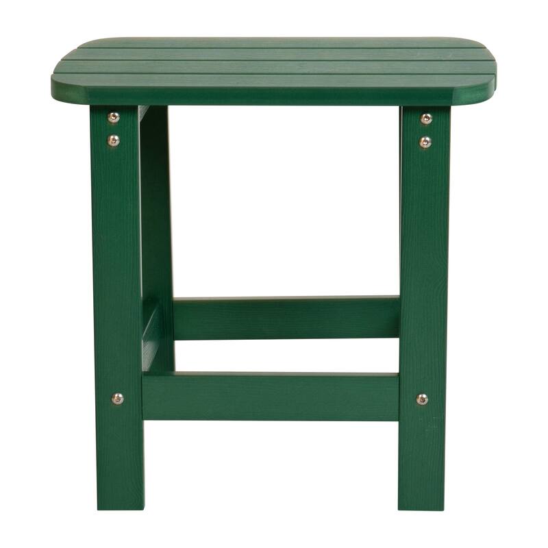 All-Weather Poly Resin Adirondack Side Table - Patio Table