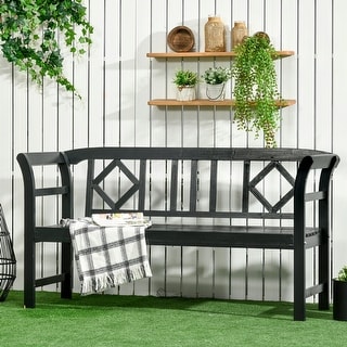 Stylish Decorative Bench Lawn Bench, Corridor Benche Indoor Bench for Foyer, Patio Bench Indoor Bench with Backrests