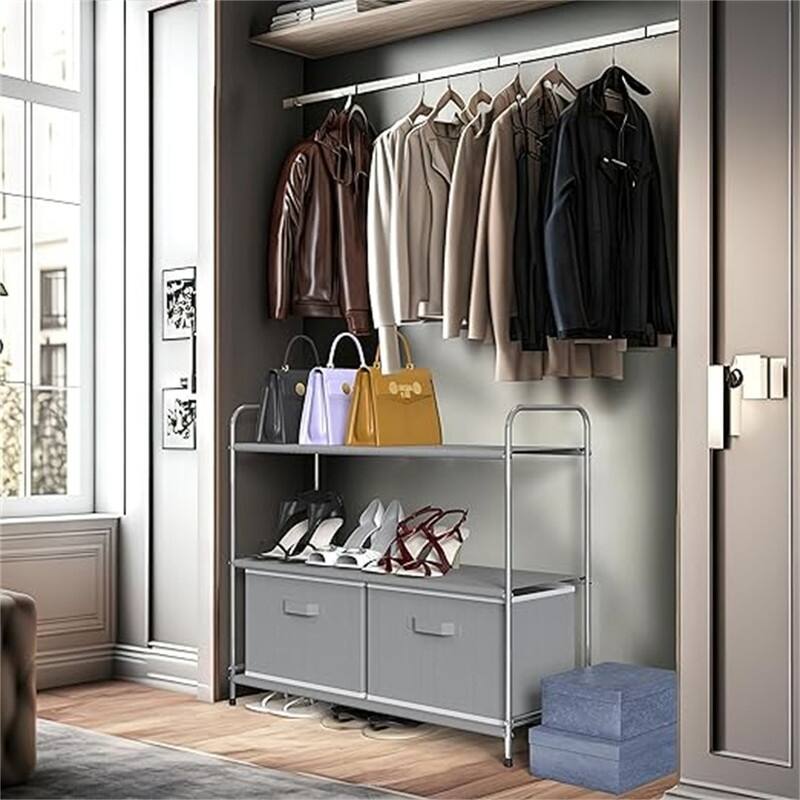Closet Storage with 2 Drawers