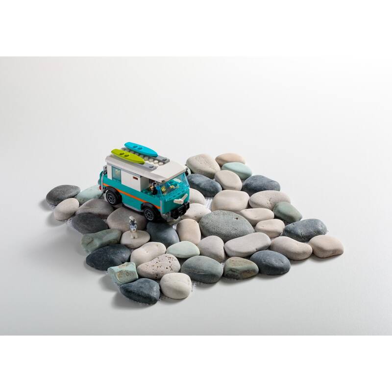 Classic Pebble 11 in. x 11 in. Mesh-Mounted Mosaic Wall and Floor Tile