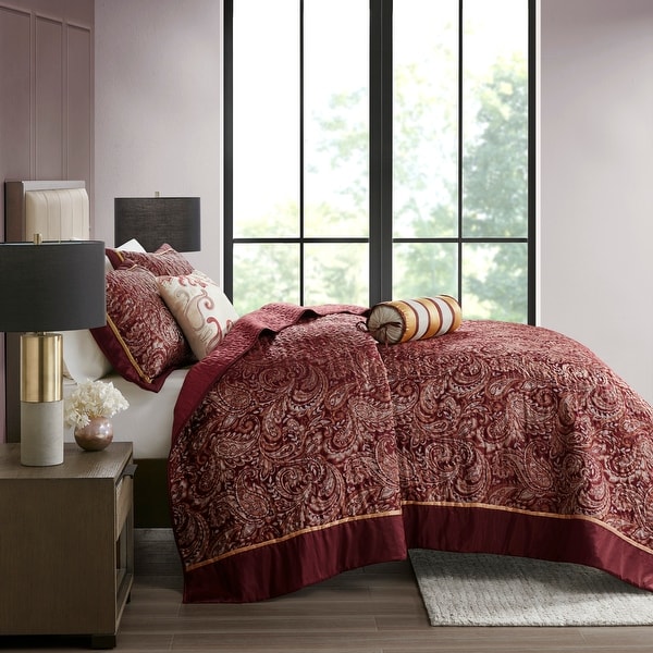 Madison Park Whitman Reversible Oversized 5-piece Jacquard