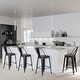 preview thumbnail 31 of 40, Andeworld farmhouse bar stools ,counter height bar stools set of 4 - Set of 4