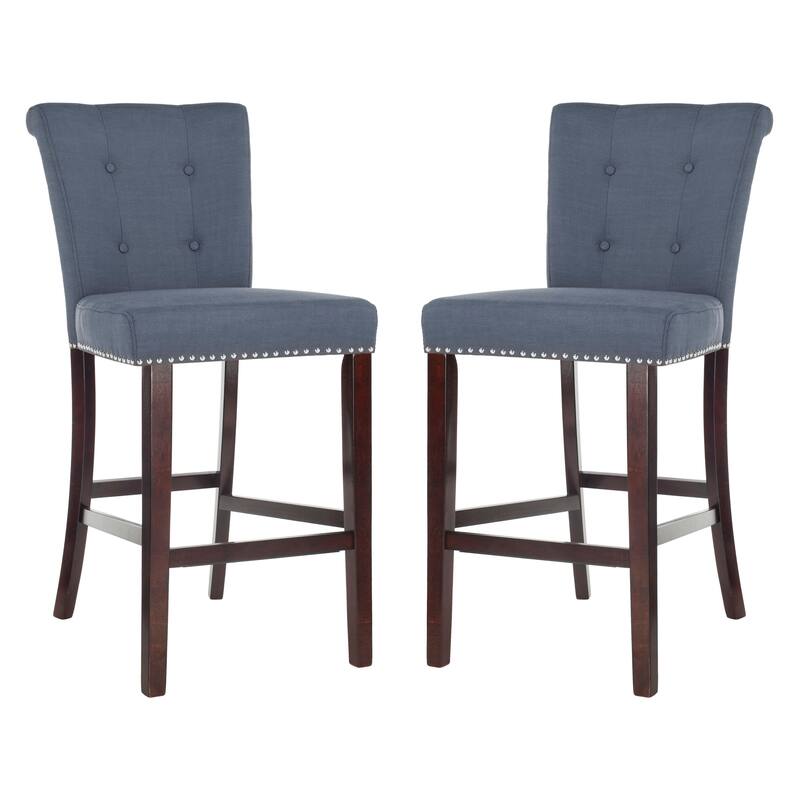 SAFAVIEH Rosalba 30-inch Bar Stool (Set of 2) - 20" x 26.5" x 44.5" - 20" x 26.5" x 44.5" - 20Wx27Dx45H