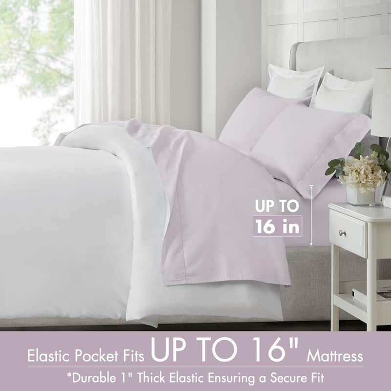 Madison Park 500 Thread Count Egyptian Cotton Deep Pocket Sheet Set