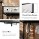 preview thumbnail 20 of 31, Furniture of America Jackson Modern Black Metal Loft Bed with Dual Desks and Closet Rod