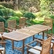 preview thumbnail 29 of 39, MAISON ARTS Outdoor 7/9-Piece Solid Acacia Wood Dining Set, Expandable Dining Table and 6/8 Wood Dining Chairs