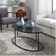 preview thumbnail 4 of 2, Uttermost 25152 Coreene 48"W Oval Modern Industrial Cocktail Coffee