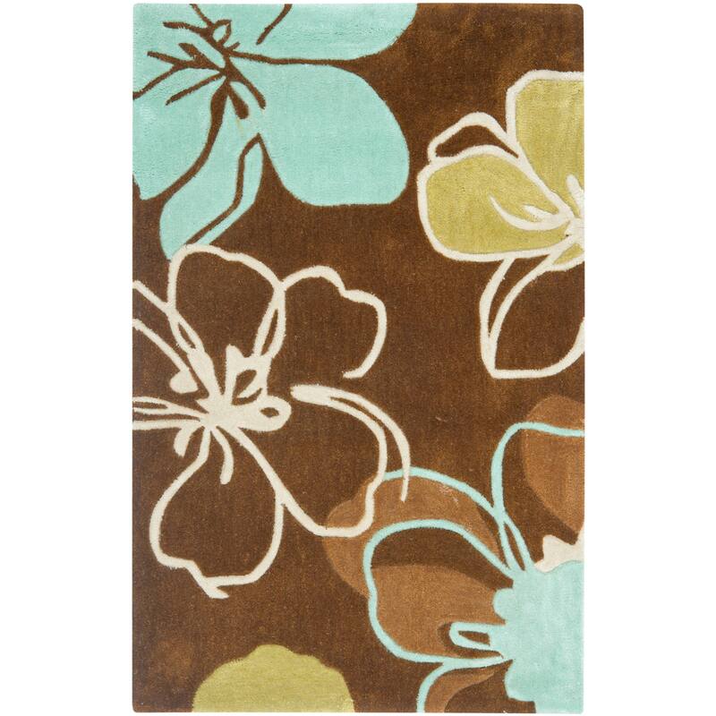 SAFAVIEH Handmade Modern Art Mackenzie Modern Polyester Rug