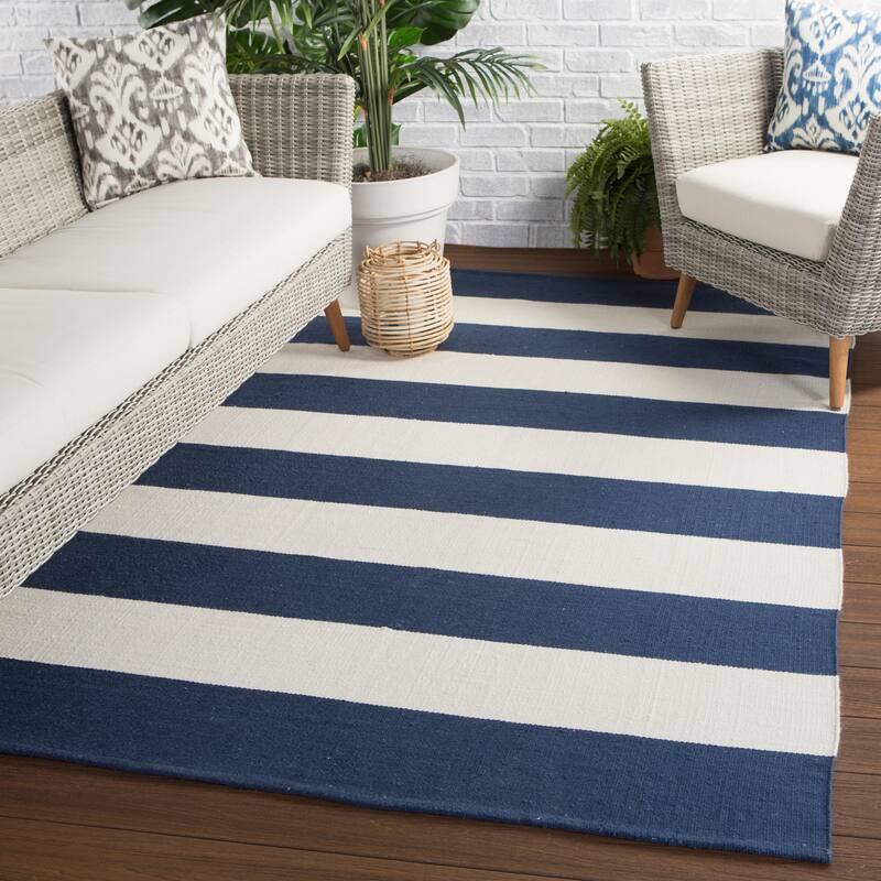 Porch & Den Klipsan Striped Indoor/Outdoor Area Rug