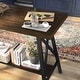 preview thumbnail 4 of 12, Industrial Weathered Oak 47-inch Wide Wood Top Counter Height Table by Furniture of America