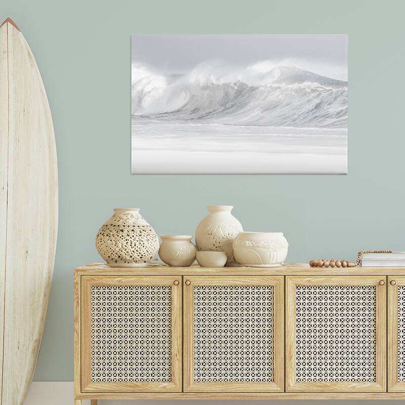 Stupell Cresting Beach Wave Canvas Wall Art Design By Maggie Olsen
