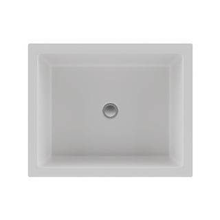 Lexicon Platinum V330 Quartz Composite Rectangle Vanity Sink - Galaxy White