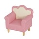 preview thumbnail 5 of 10, Upholstered Kids Sofa, Princess Armchair for Children, Petal Shape Toddler Sofa Chair for Playroom, Children's Bedroom