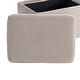preview thumbnail 14 of 15, Studio Living Kendari Small Storage Ottoman in Velvet Fabric