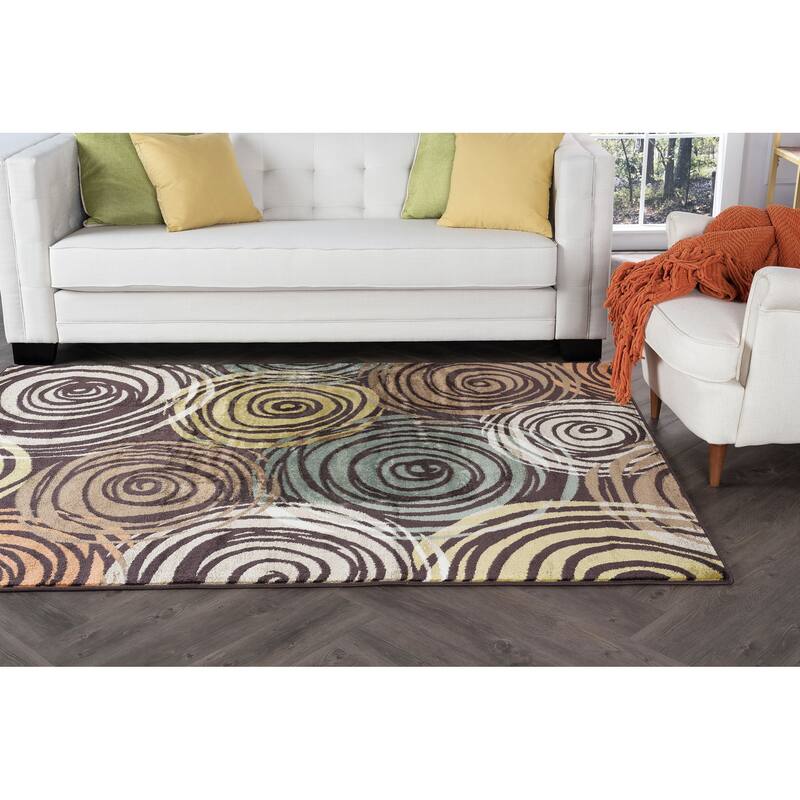 Decora Modern & Contemporary Floral Indoor Area Rug