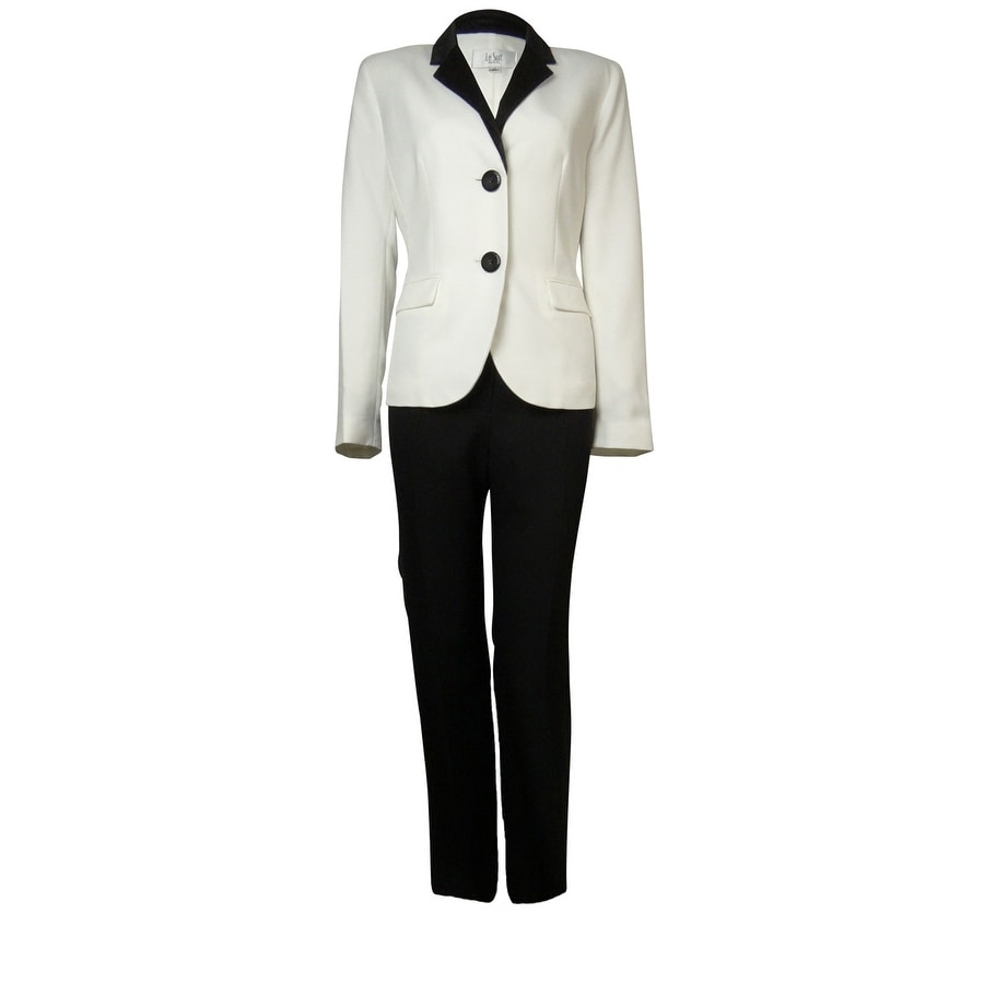 womens skinny leg pant suit
