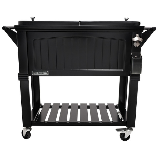 Permasteel 80 Quart Furniture Style Patio Cooler. Opens flyout.