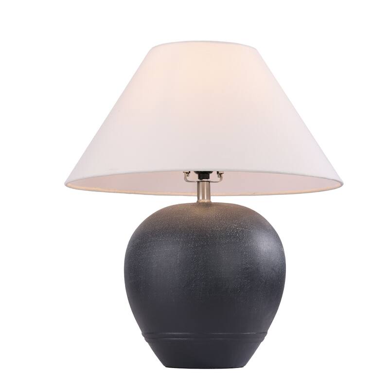 Global Accent Ceramic Table Lamp with Linen Shade
