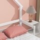 preview thumbnail 23 of 25, Full Size Pine Wood House-Shaped Headboard Floor Bed with Handrails