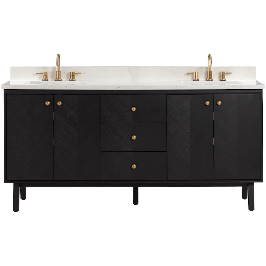 Avanity ADELE-VS73 Adele 72" Free Standing Double Basin Vanity Set