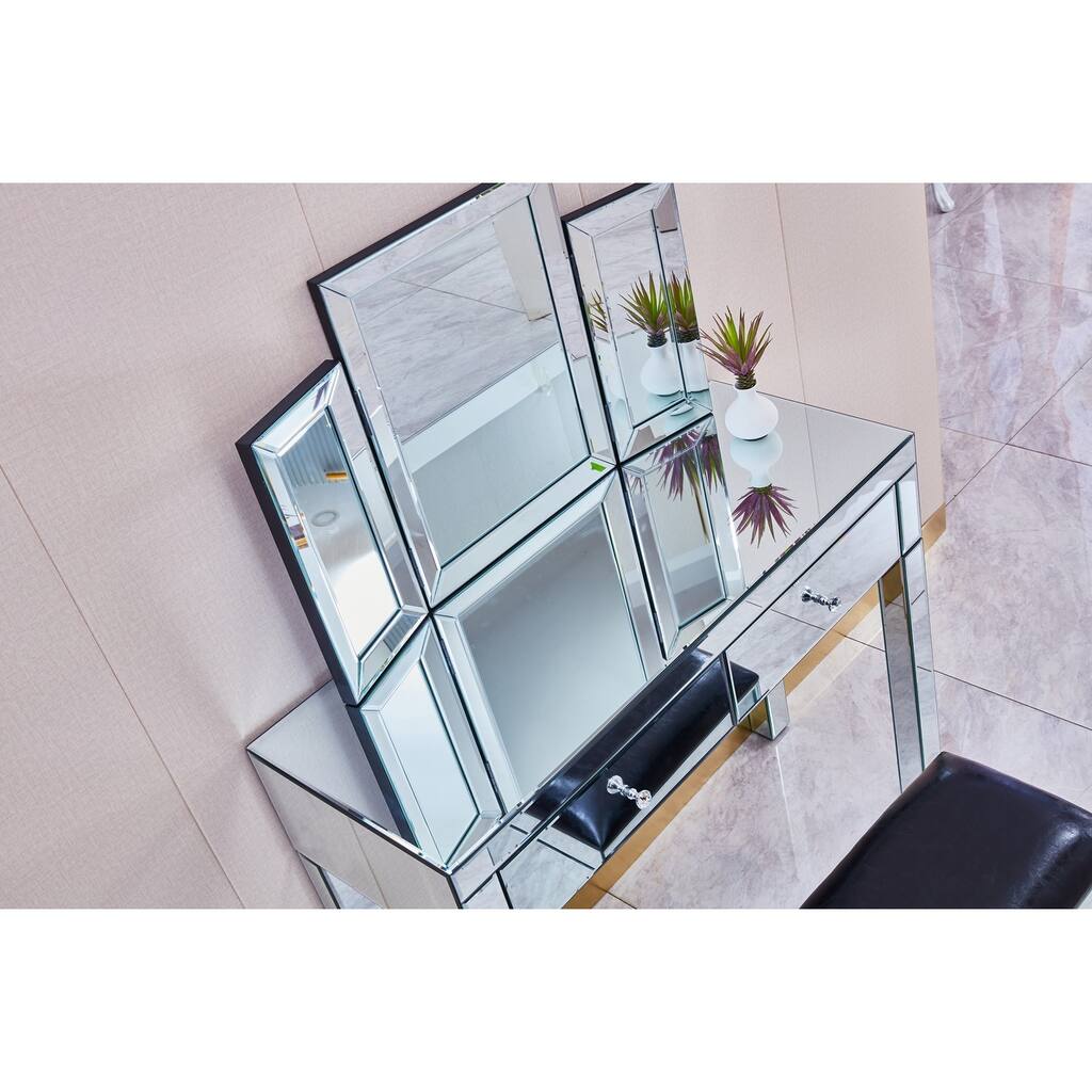 Silver Modern double draw dressing table For entrance ,corridor and living room