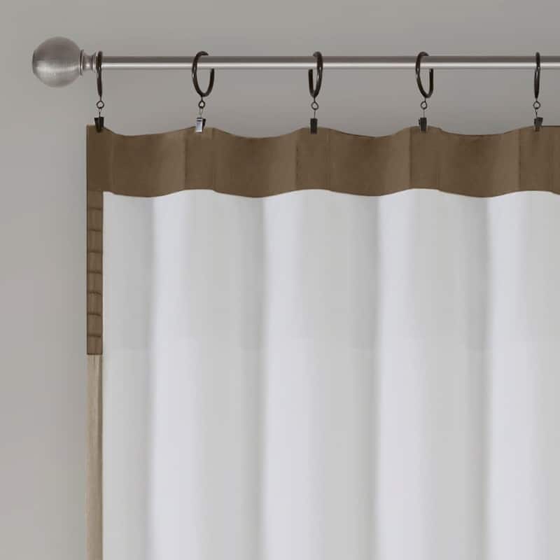 Polyoni Pintuck Curtain Panel
