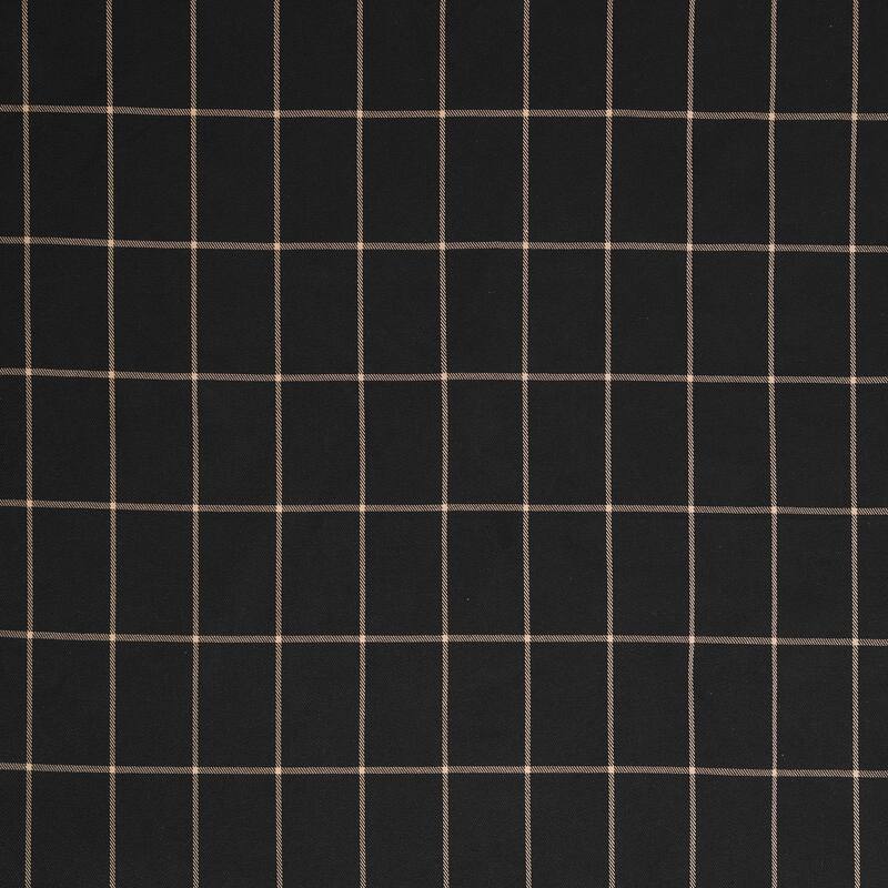 HiEnd Accents Windowpane Plaid Modern Rustic Bedding Euro Pillow Sham, 27x27 inch