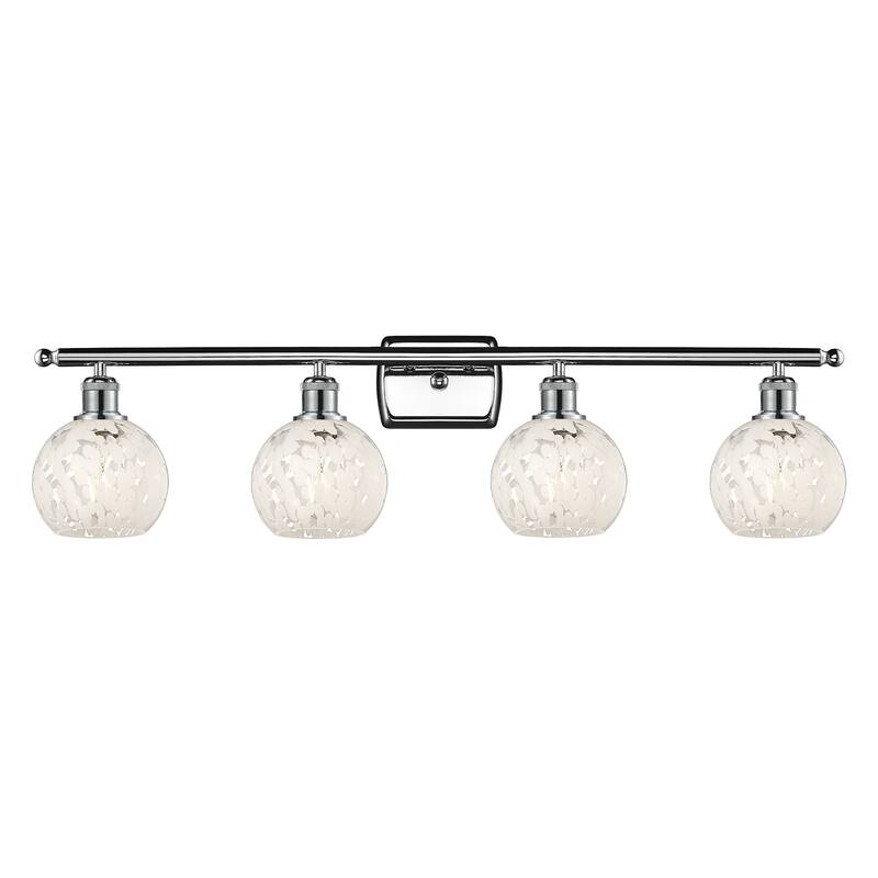 Innovations Lighting 516-4W-9-36-White Mouchette-Bathroom Vanity Light