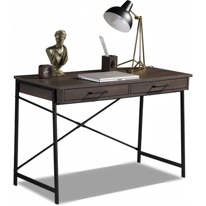 L Shaped Corner Computer Desk Home Office Workstation with Large Writing Surface, Space Saving Design for PC & Laptop