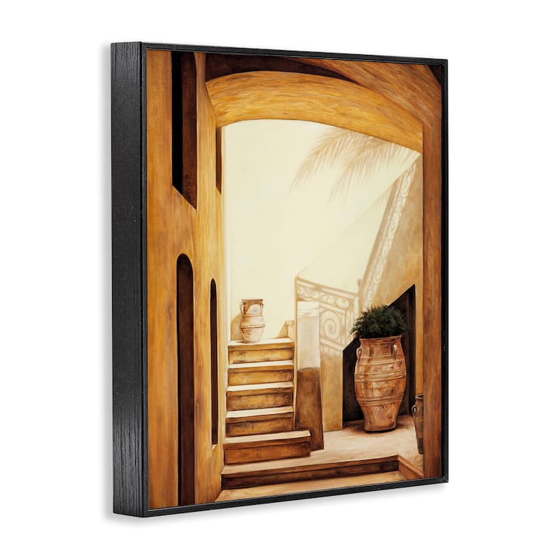 Stupell Timeless Architecture Interior Framed Giclee Art Design By Eduardo