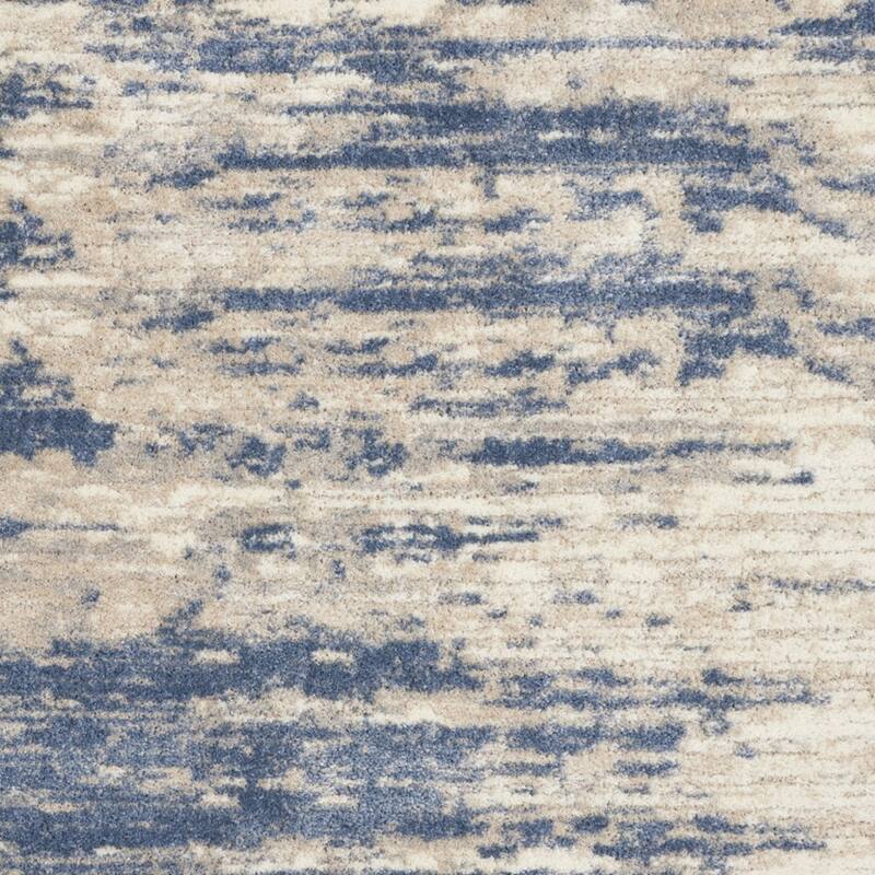 Power Loomed Abstract Modern Stain Resistant Soft Area Rug