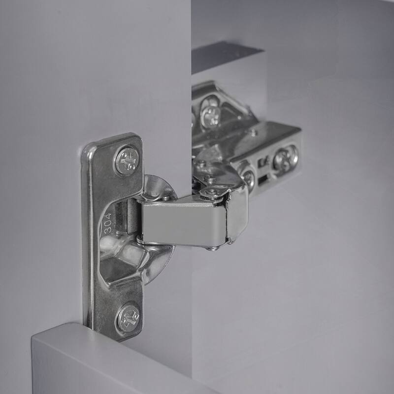 bathroom vanity with integrated undermount basin and a storage cabinet featuring 2 doors and 1 drawer