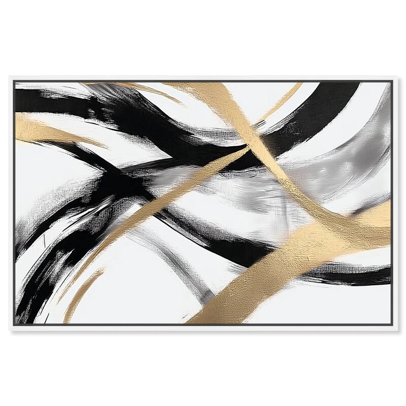 Midas Arc II Canvas by Art Remedy - White - 45" x 30"