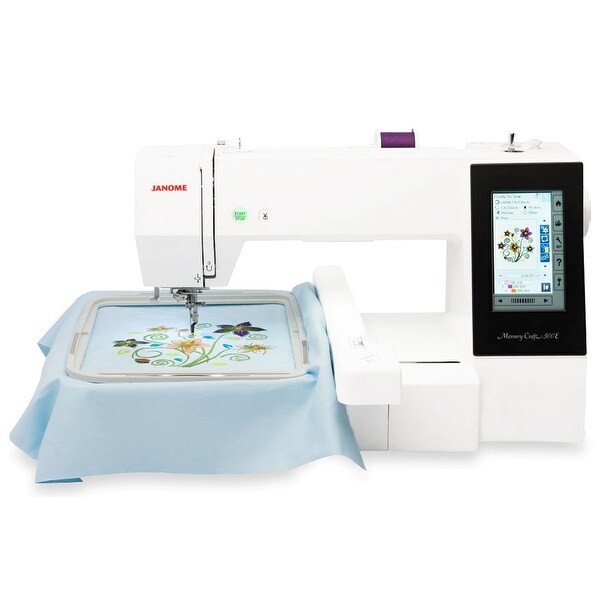 Janome Memory Craft 500E Embroidery Machine. Opens flyout.